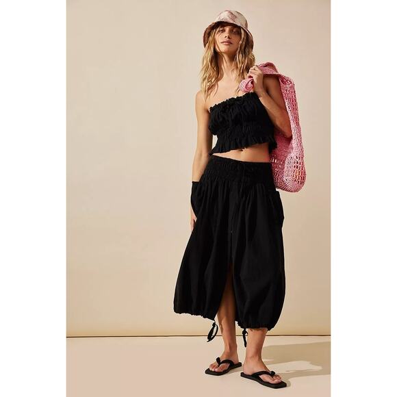 New Free People All The Things Set FREE-EST $128 SMALL Black - Picture 1 of 7